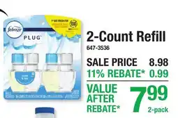 Menards 2-Count Refill offer