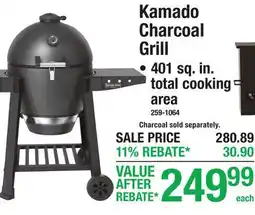 Menards Kamado Charcoal Grill offer