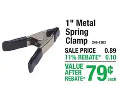 Menards 1 Metal Spring Clamp offer