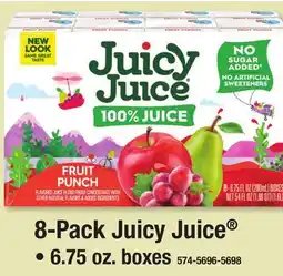 Menards 8-Pack Juicy Juice offer