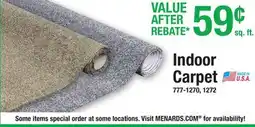 Menards Indoor Carpet offer