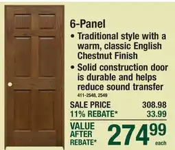 Menards 6-Panel offer