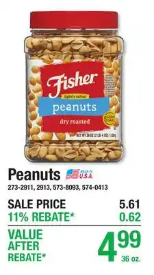 Menards Peanuts offer