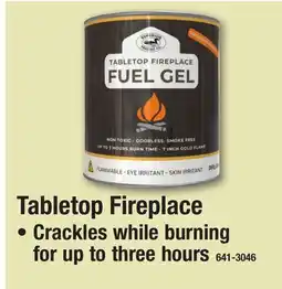 Menards Tabletop Fireplace offer