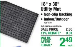 Menards 18 x 30 Utility Mat offer