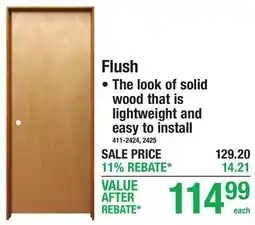 Menards Flush offer