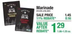 Menards Marinade offer