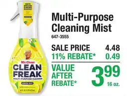 Menards Multi-Purpose Cleaning Mist offer