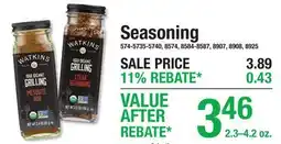 Menards Seasoning offer