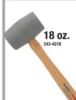 Menards 18 oz. RUBBER MALLET offer