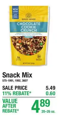 Menards Snack Mix offer