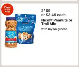 Walgreens Nice! Peanuts or Trail Mix offer