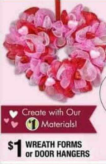 Dollar Tree Wreath Forms Or Door Hangers offer