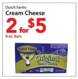 Three Guys from Brooklyn Dutch Farms Cream Cheese offer