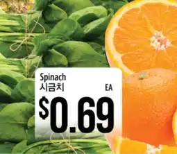 Hmart Spinach offer