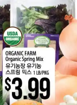 Hmart ORGANIC FARM Organic Spring Mix offer