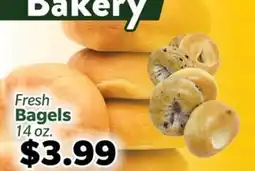 Living Fresh Market Fresh Bagels offer