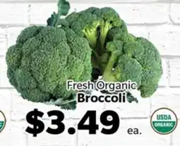 Living Fresh Market Fresh Organic Broccoli offer