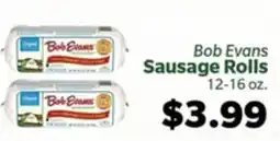 Living Fresh Market Bob Evans Sausage Rolls offer