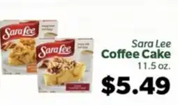 Living Fresh Market Sara Lee Coffee Cake offer