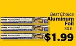 Living Fresh Market Best Choice Aluminum Foil offer