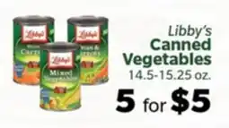 Living Fresh Market Libby's Canned Vegetables offer