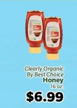 Living Fresh Market Clearly Organic By Best Choice Honey offer