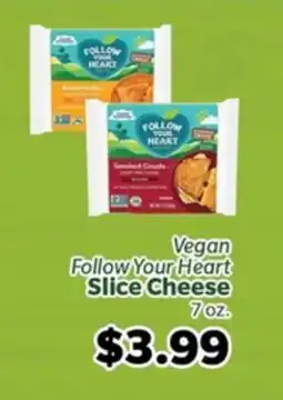 Living Fresh Market Vegan Follow Your Heart Slice Cheese offer