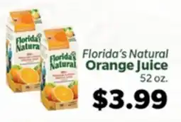Living Fresh Market Florida's Natural Orange Juice offer