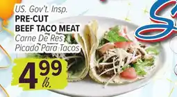 Cermak Fresh Market US. Gov't Insp. PRE-CUT BEEF TACO MEAT offer