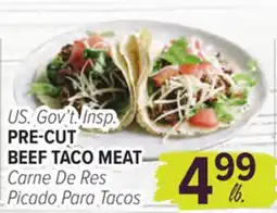 Cermak Fresh Market U.S. Gov't Insp. PRE-CUT BEEF TACO MEAT offer