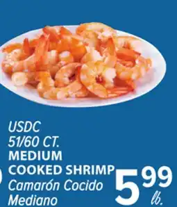 Cermak Fresh Market USDC 51/60 CT. MEDIUM COOKED SHRIMP offer