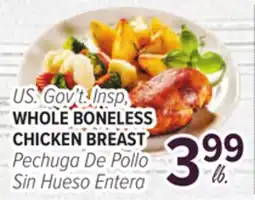 Cermak Fresh Market U.S. Gov't Insp, WHOLE BONELESS CHICKEN BREAST offer