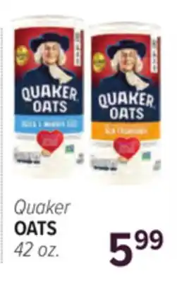 Cermak Fresh Market Quaker OATS offer