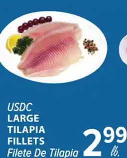 Cermak Fresh Market USDC LARGE TILAPIA FILLETS offer