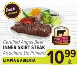 Cermak Fresh Market Certified Angus Beef INNER SKIRT STEAK offer