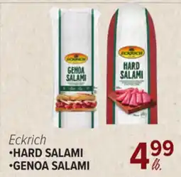 Cermak Fresh Market Eckrich • HARD SALAMI • GENOA SALAMI offer