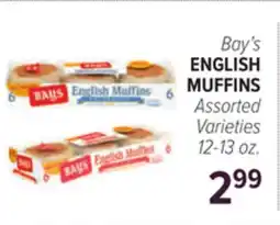 Cermak Fresh Market Bay's ENGLISH MUFFINS offer