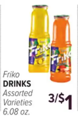 Cermak Fresh Market Friko DRINKS offer