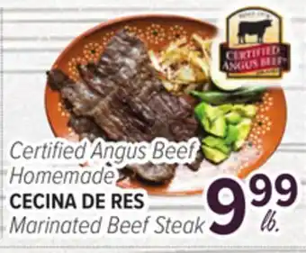 Cermak Fresh Market Certified Angus Beef Homemade Marinated Beef Steak offer