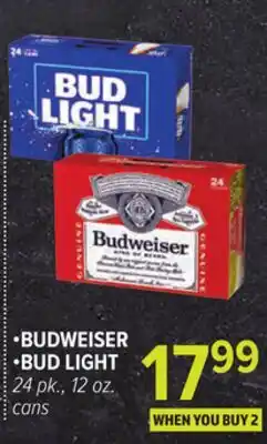 Cermak Fresh Market • BUDWEISER • BUD LIGHT offer