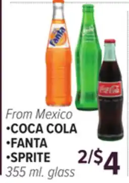 Cermak Fresh Market From Mexico •COCA COLA •FANTA •SPRITE offer