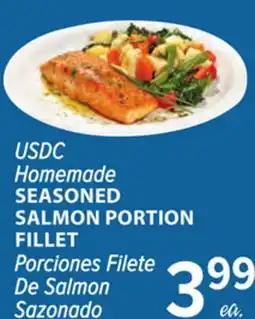 Cermak Fresh Market USDC Homemade SEASONED SALMON PORTION FILLET offer