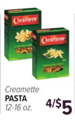 Cermak Fresh Market Creamette PASTA offer