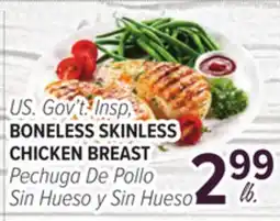 Cermak Fresh Market U.S. Gov't. Insp, BONELESS SKINLESS CHICKEN BREAST offer