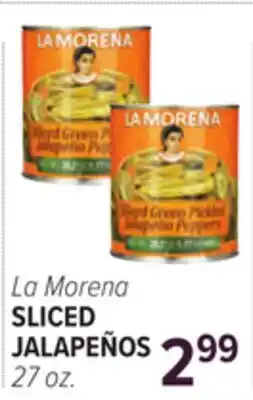 Cermak Fresh Market La Morena SLICED JALAPEÑOS offer