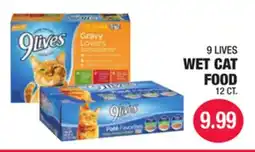 Carnicerias Jimenez 9 LIVES WET CAT FOOD offer