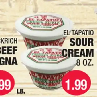 Carnicerias Jimenez EL TAPATIO SOUR CREAM offer