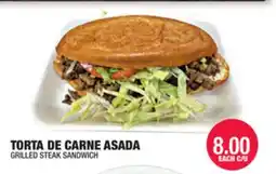 Carnicerias Jimenez TORTA DE CARNE ASADA offer