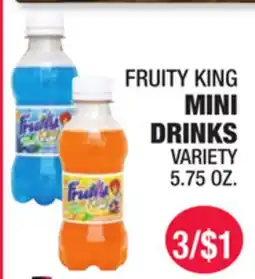 Carnicerias Jimenez FRUITY KING MINI DRINKS offer